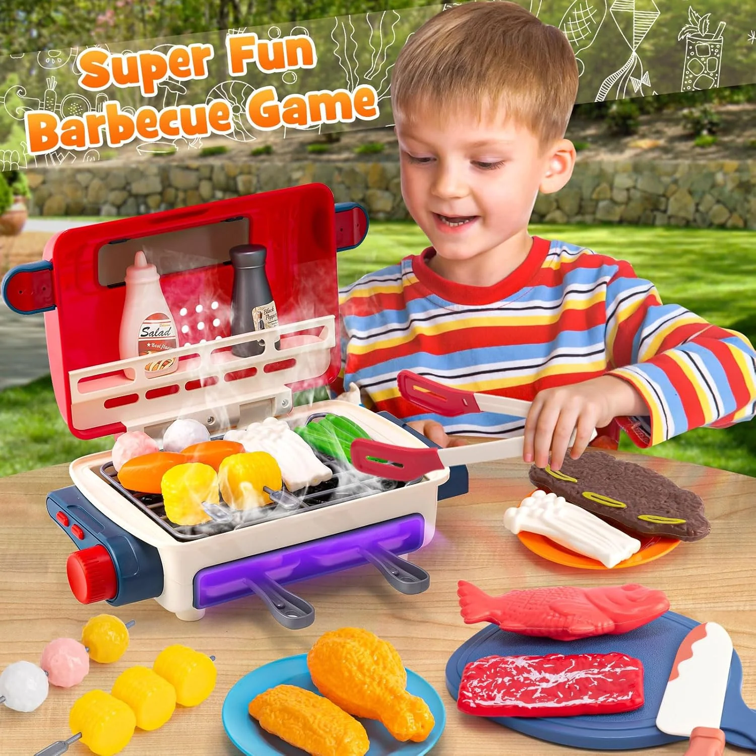 Kids BBQ Grill Toy
